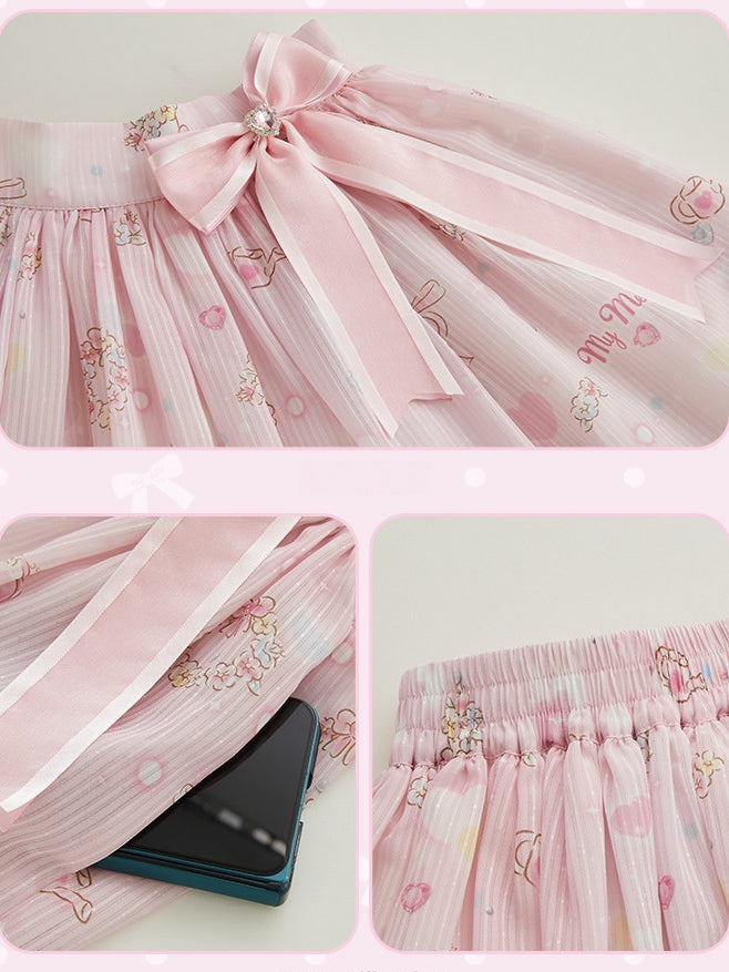 My Melody Collaboration Series SK Skirt & T-Shirt Set