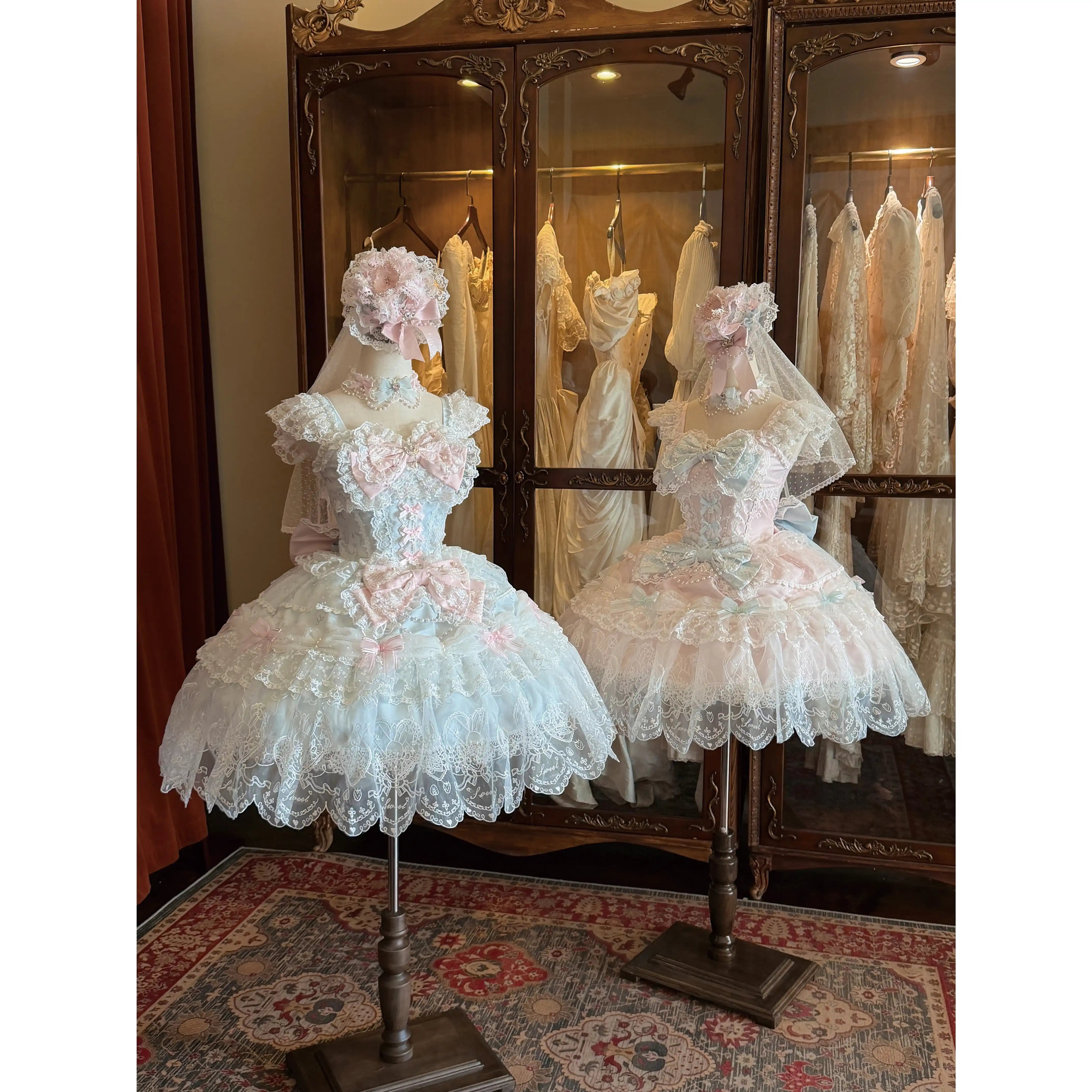 【Rabbit Dream Letter】~Original Design Lolita Ballet Style JSK Suspenders Dress Summer