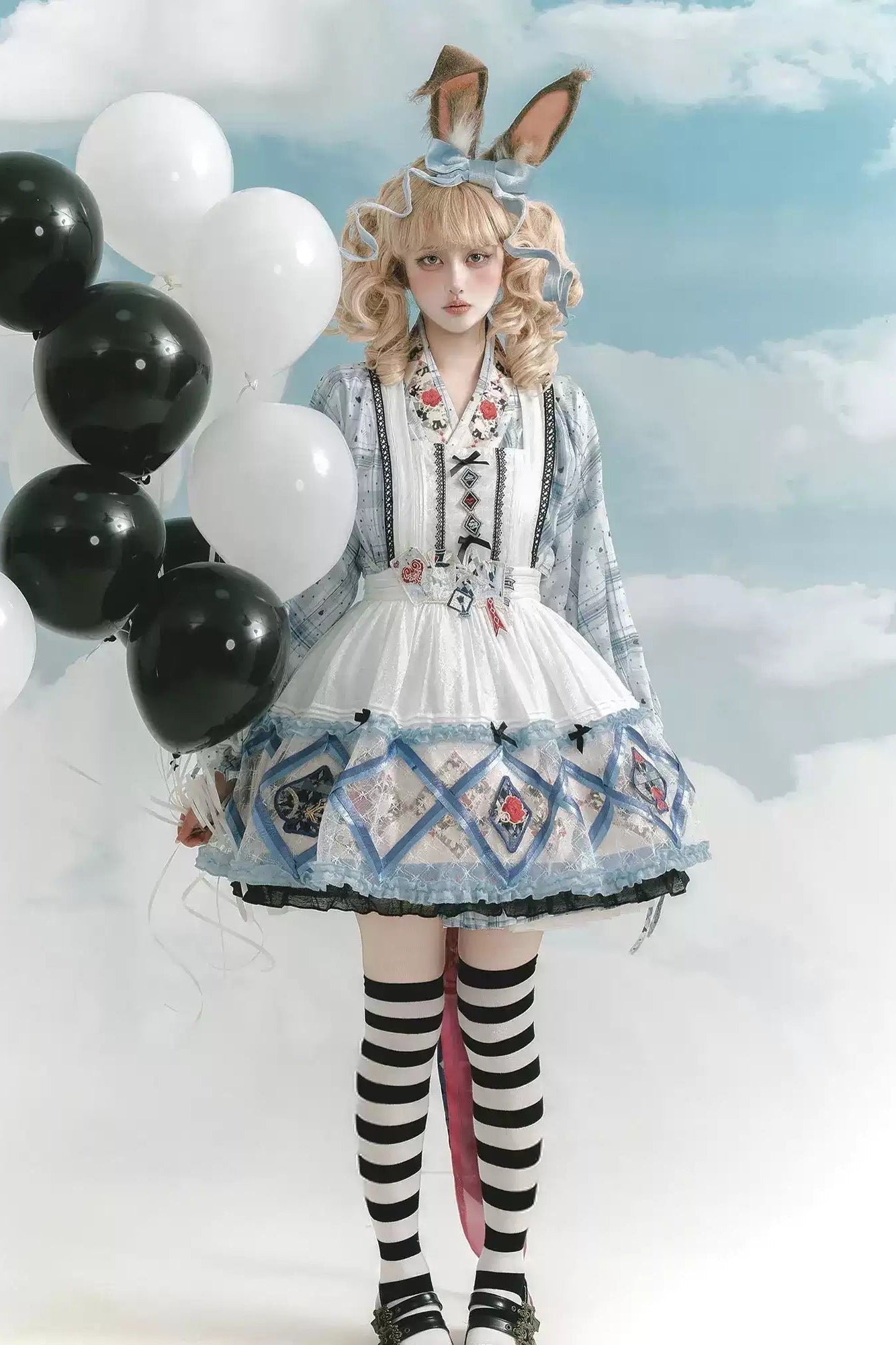 Rabbit Hole Dream Hanfu Element Lolita Princess Dress - LolitaEraBlue TopSRabbit Hole Dream Hanfu Element Lolita Princess Dress