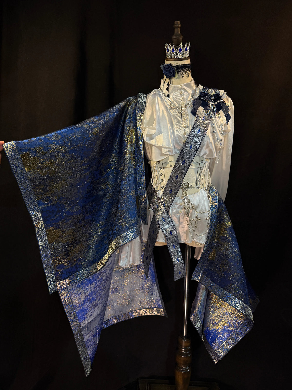 In-Stock Lolita Court-Style Prince Cape, Prince Sash, Vintage Gothic Stylish Royal Knight Prince Outfit