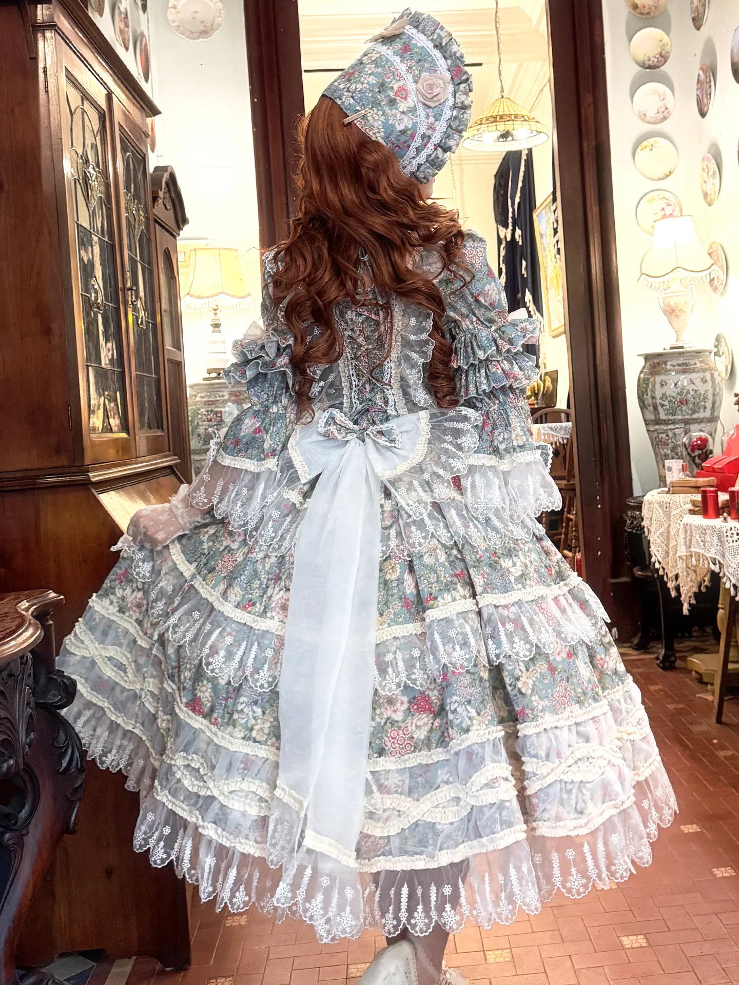 DailyCherry [Rococo Flower House] Designer Princess Dress Vintage Lolita Dress Lolita Dress