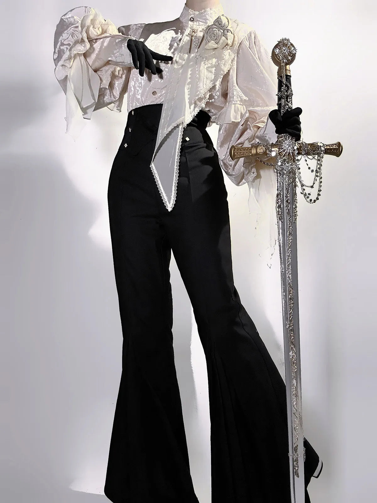 Unknown Star Original Authentic Rose and Sword Classical Prince Lolita Gothic Lolita Set Summer