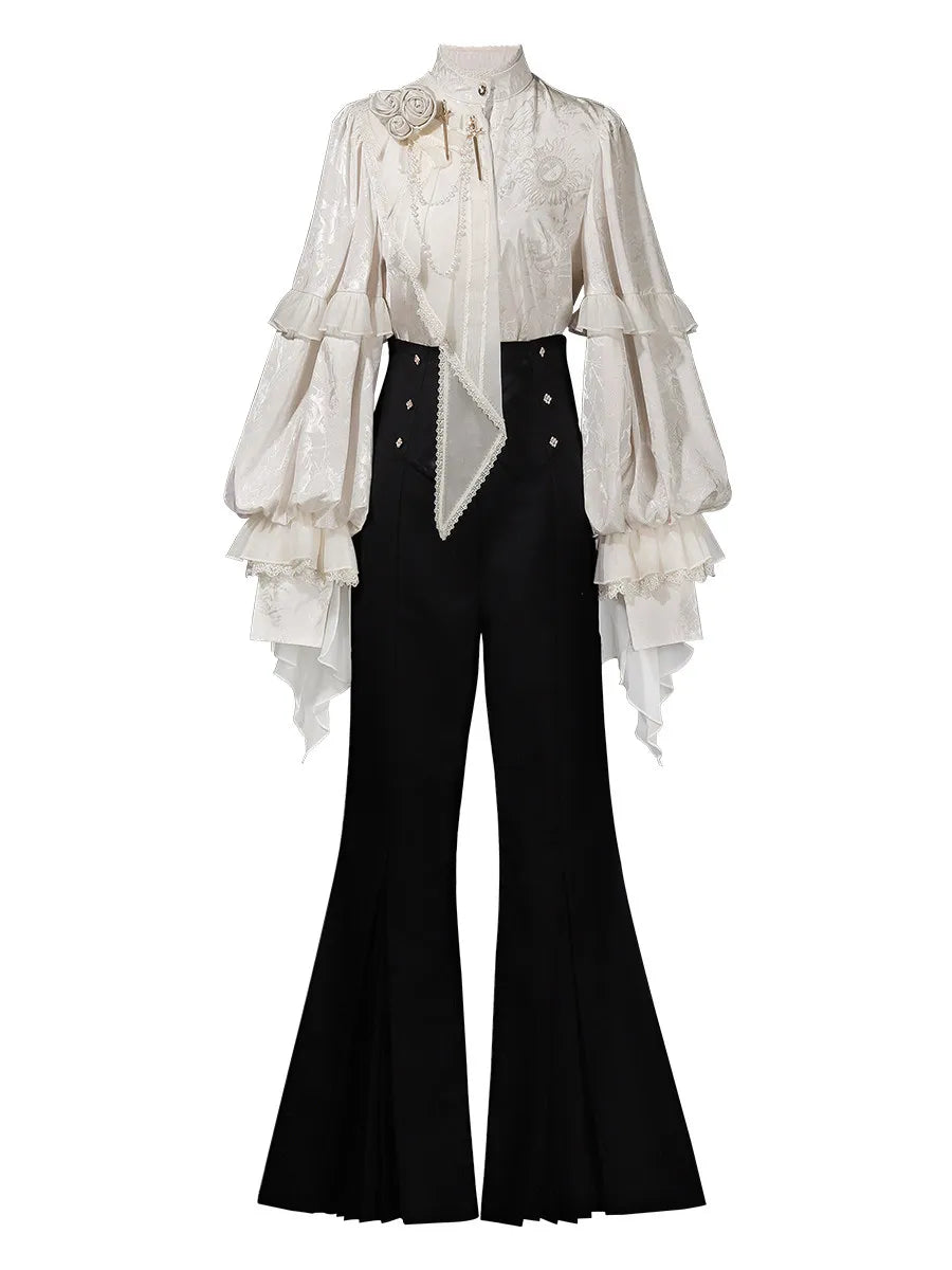 Unknown Star Original Authentic Rose and Sword Classical Prince Lolita Gothic Lolita Set Summer