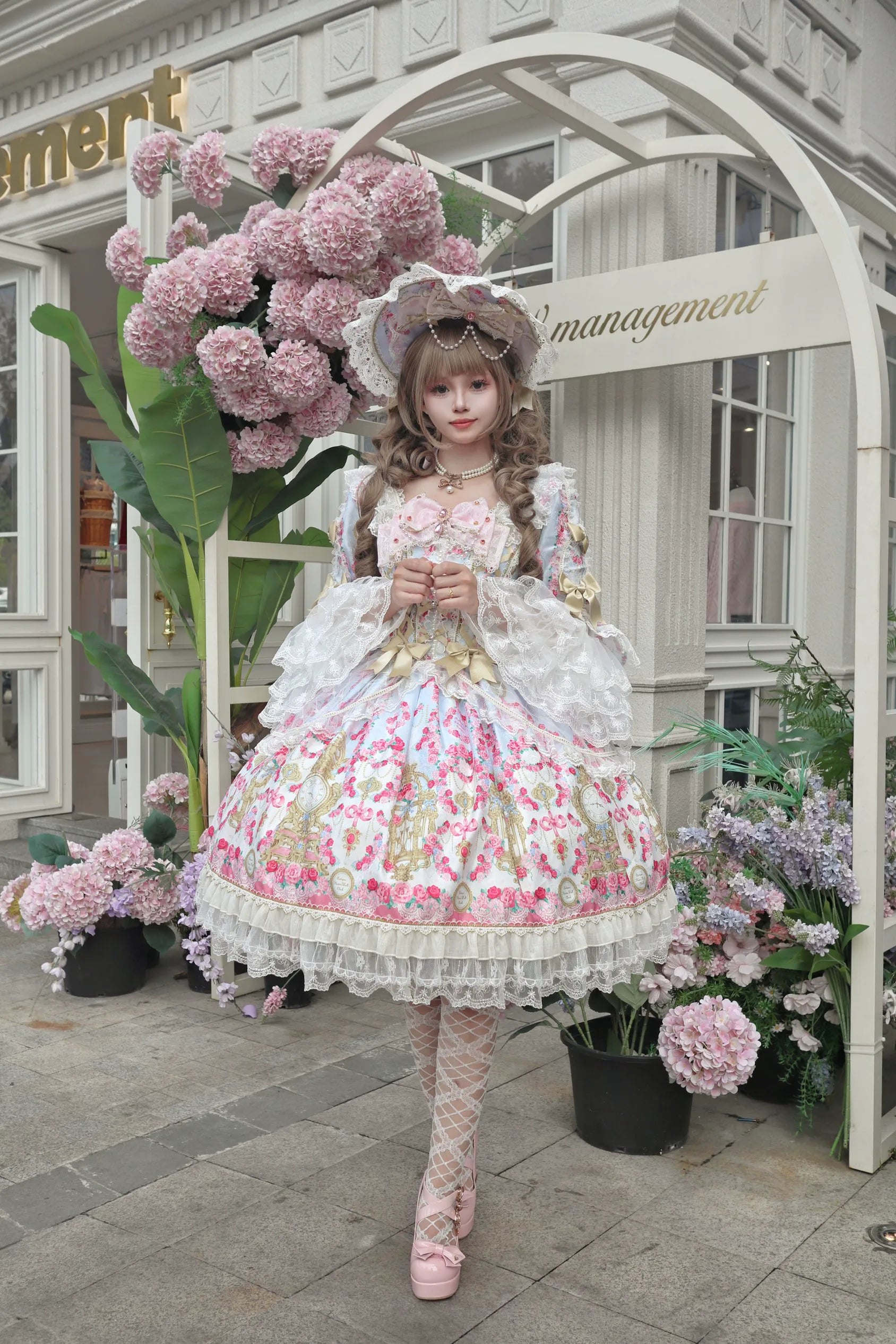Genuine design cute long-sleeve, Lolita style, Lolita OP