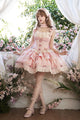 Rose Theater Pink Ballet Tiered Lolita JSK Dress - LolitaEraPink JSKSRose Theater Pink Ballet Tiered Lolita JSK Dress