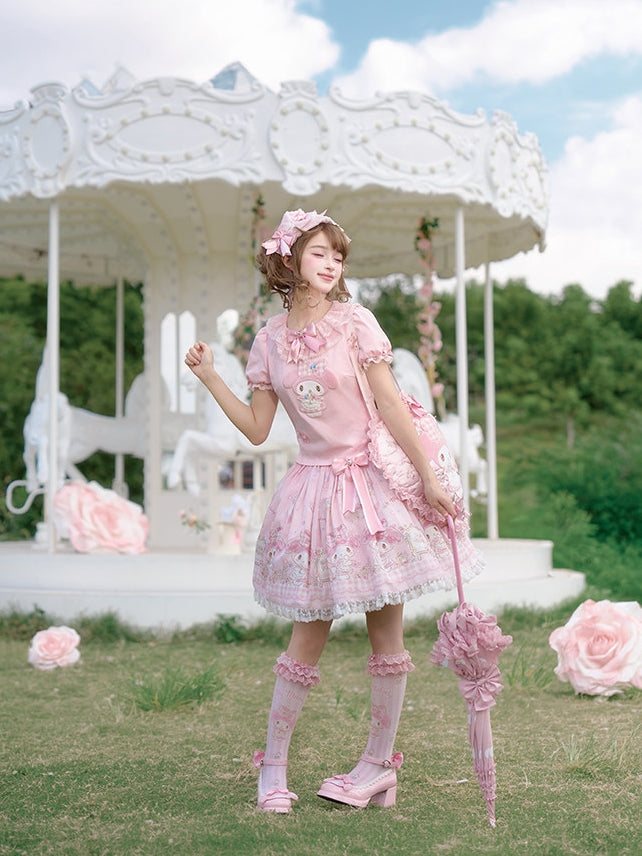 My Melody Collaboration Series Red & Pink Platform Shoes