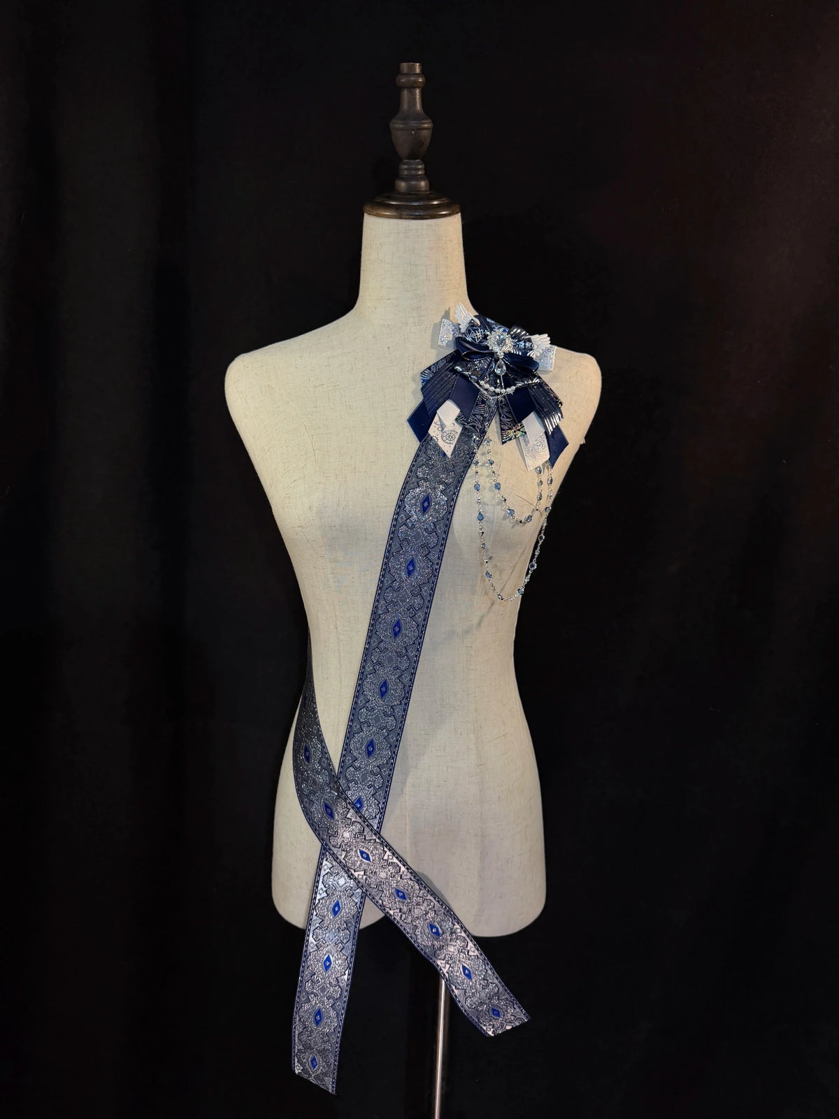 Sapphire Sovereign Royal Knight Court Style Vintage Gothic Lolita Prince Set - LolitaEra