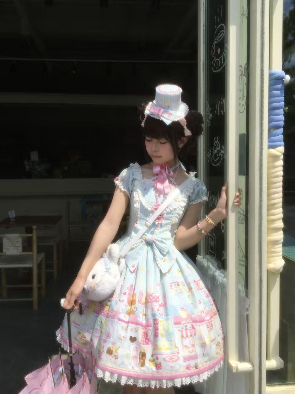 Summer Ice Cream Story Original Lolita Dress and Accessories