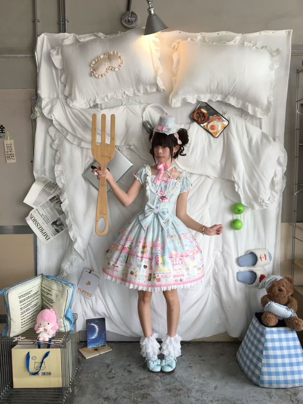 Summer Ice Cream Story Original Lolita Dress and Accessories