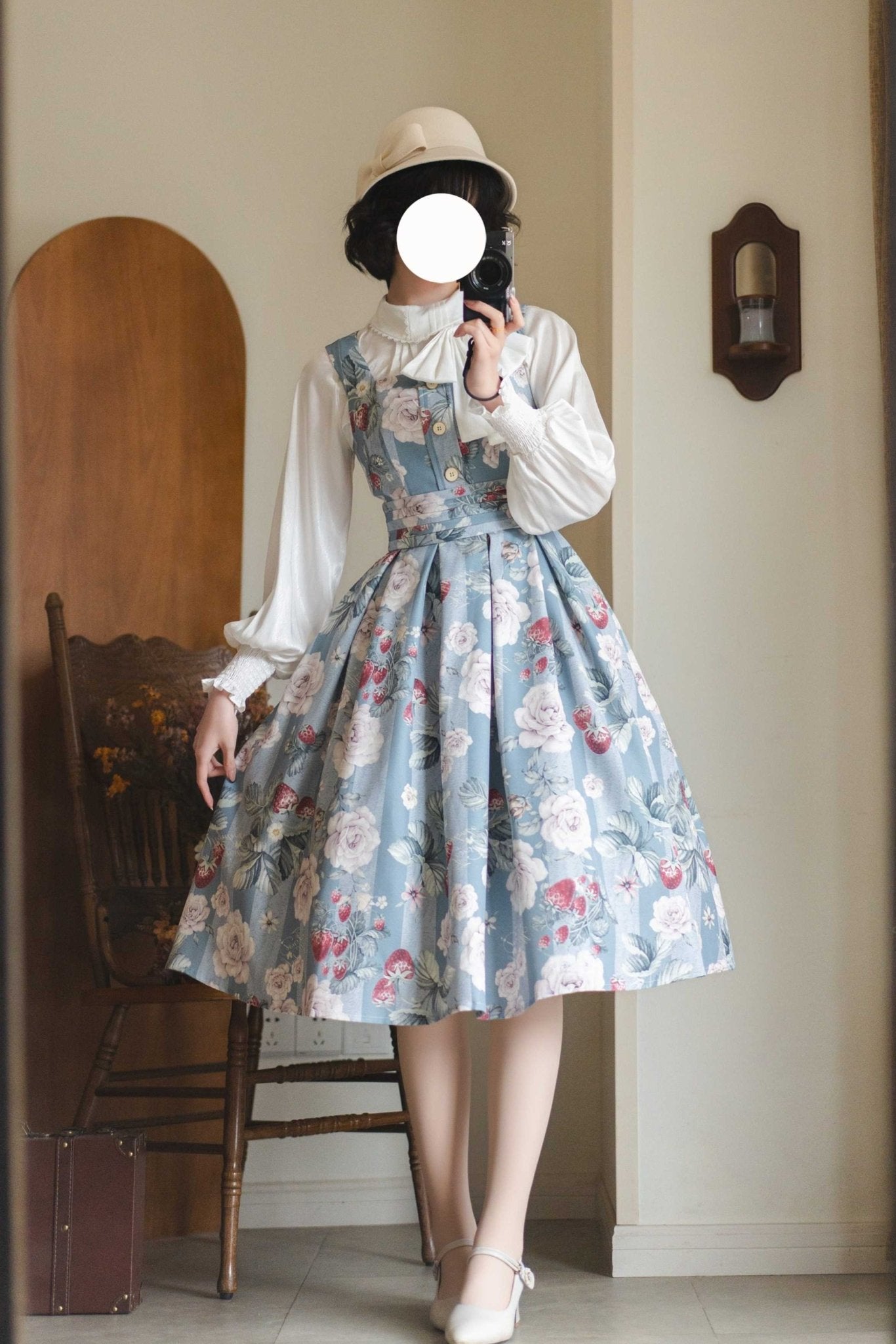 Sea Salt Berry Recovery Classic Lolita JSK 1261 - LolitaEraJSKSSea Salt Berry Recovery Classic Lolita JSK 1261