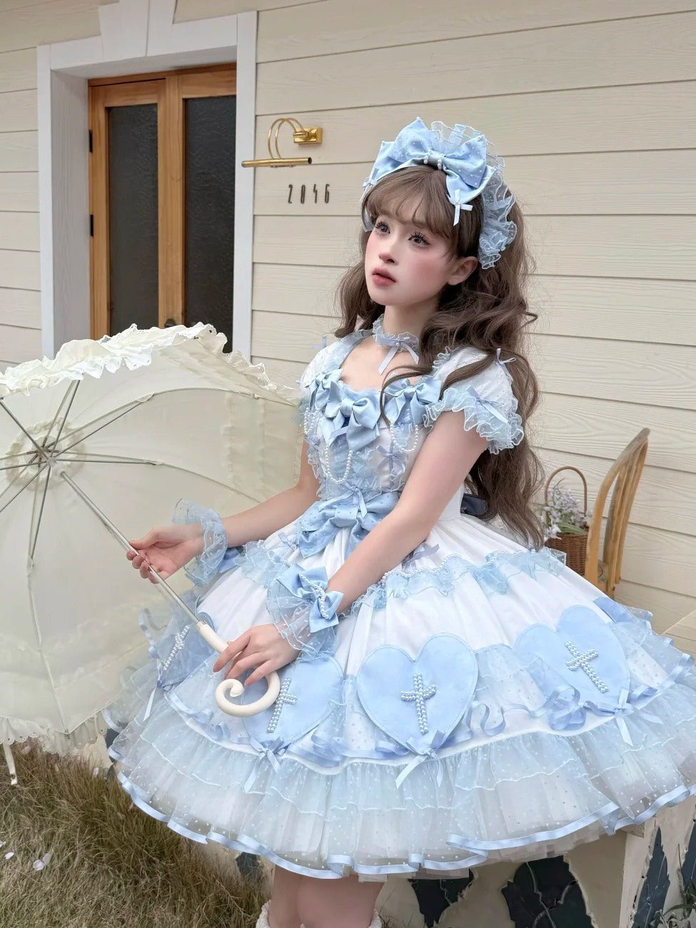 Showa Cross Lovers · Blue White - LolitaEraBlue DressSShowa Cross Lovers · Blue White