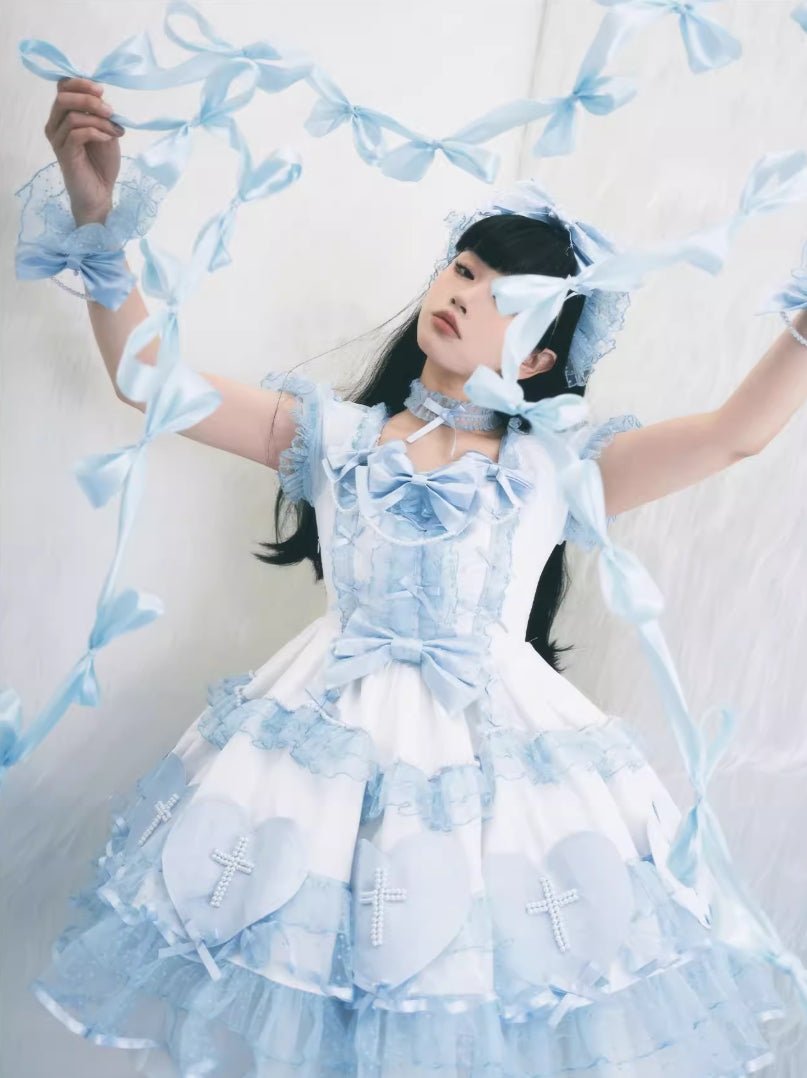 Showa Cross Lovers · Blue White - LolitaEraBlue DressSShowa Cross Lovers · Blue White