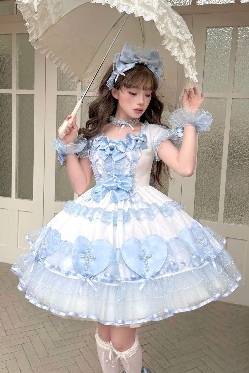 Showa Cross Lovers · Blue White - LolitaEraBlue DressSShowa Cross Lovers · Blue White