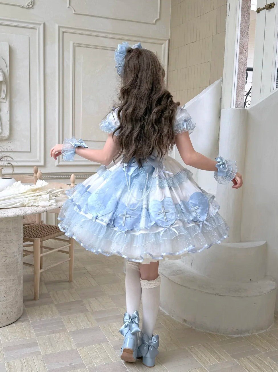 Showa Cross Lovers · Blue White - LolitaEraBlue DressSShowa Cross Lovers · Blue White