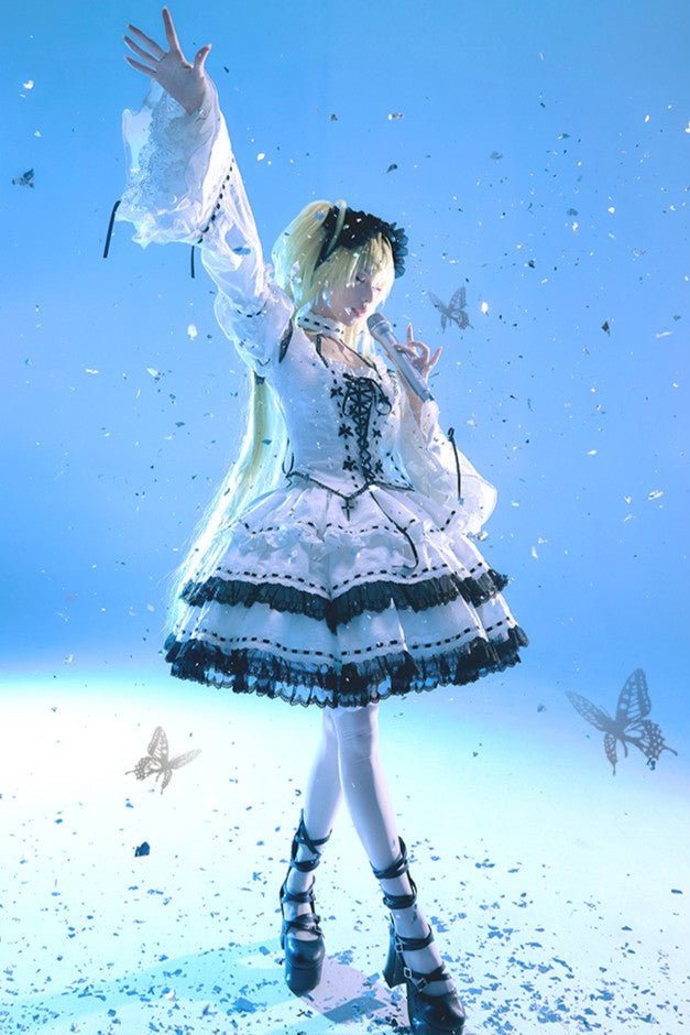 Shugo Chara Utau x Gothic Witch Lolita Dress - LolitaEraThree - Piece SetSShugo Chara Utau x Gothic Witch Lolita Dress