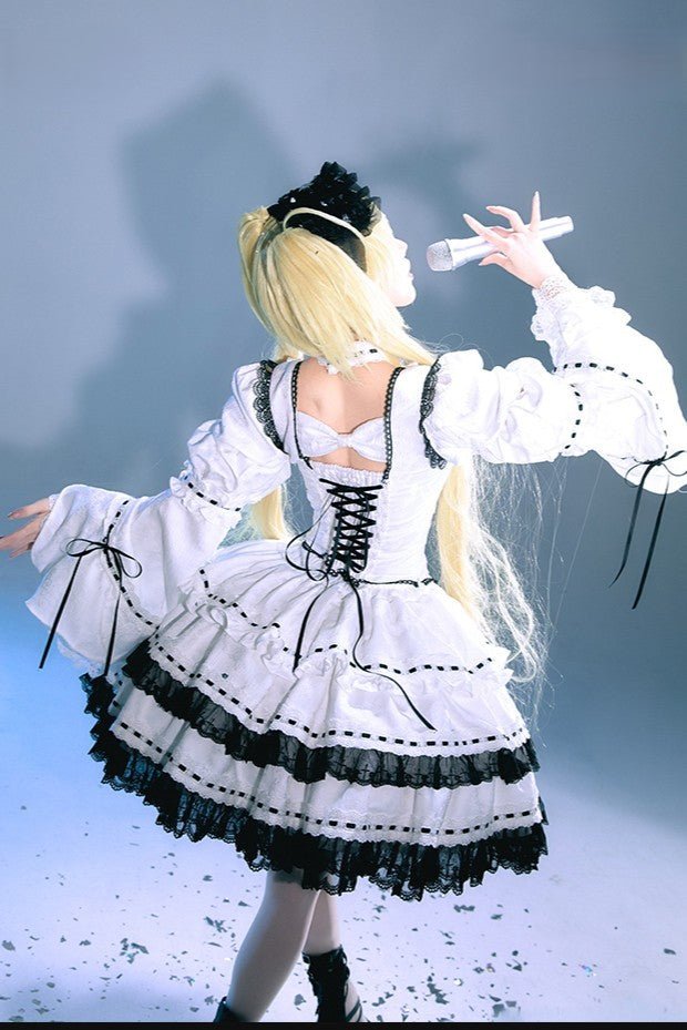 Shugo Chara Utau x Gothic Witch Lolita Dress - LolitaEraThree - Piece SetSShugo Chara Utau x Gothic Witch Lolita Dress