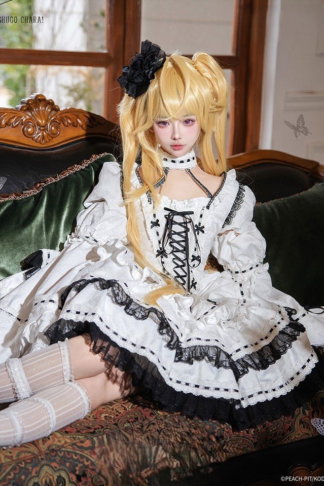 Shugo Chara Utau x Gothic Witch Lolita Dress - LolitaEraThree - Piece SetSShugo Chara Utau x Gothic Witch Lolita Dress