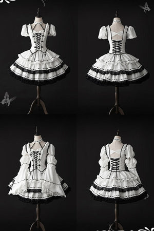 Shugo Chara Utau x Gothic Witch Lolita Dress - LolitaEraThree - Piece SetSShugo Chara Utau x Gothic Witch Lolita Dress