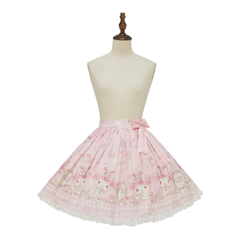 My Melody Collaboration Series SK Skirt & T-Shirt Set