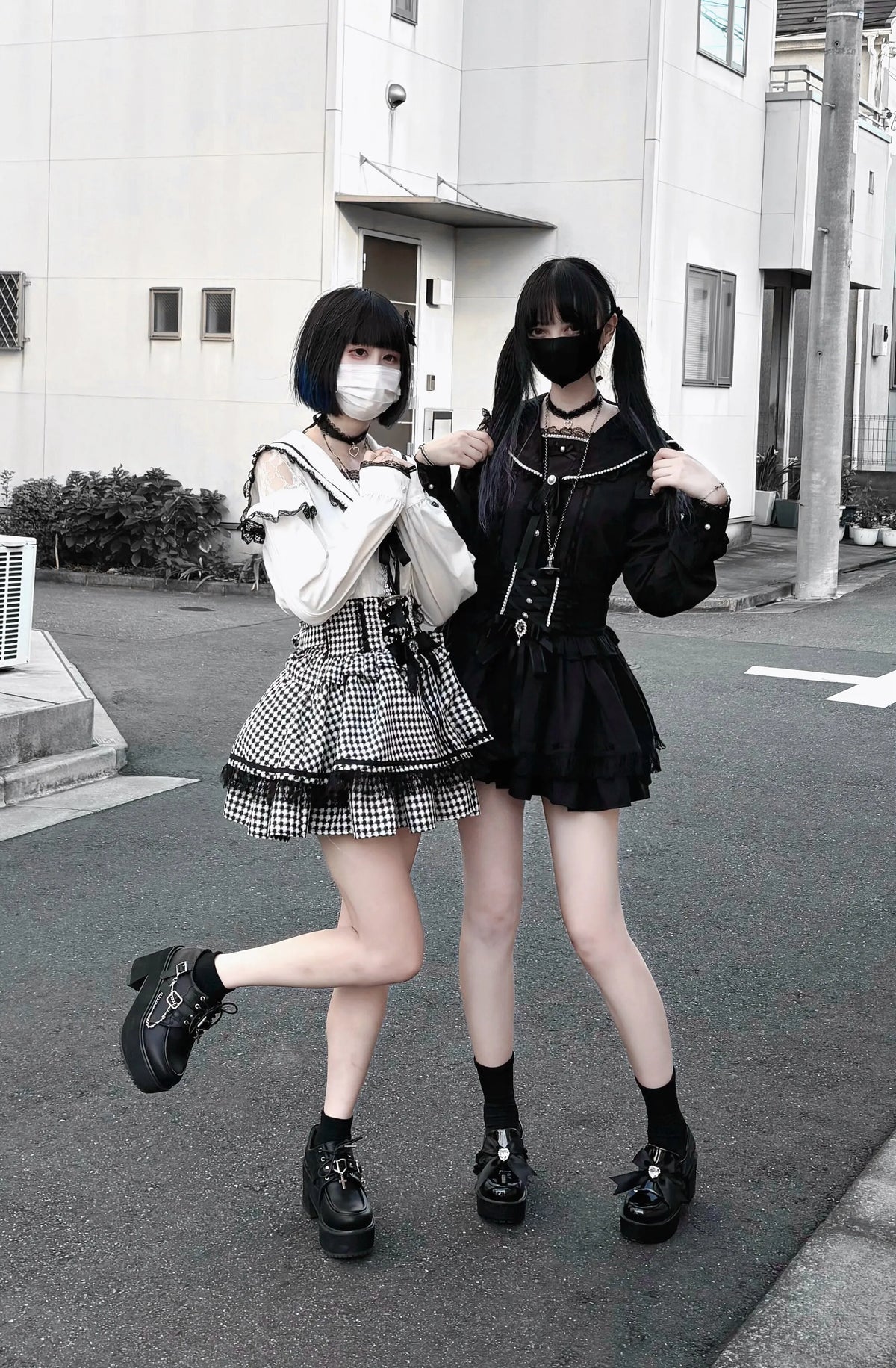 *Skirt* Virtual Heaven Original Design Mass-Produced Japanese-Style Skirt with Bow, Lace, and Pearls, Cute and Adorable