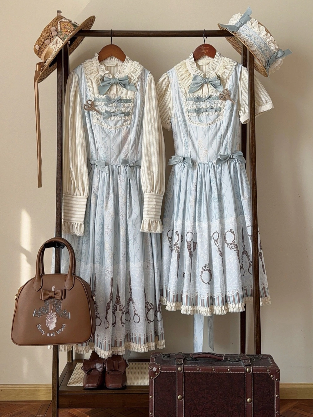 Small Scissors Classic Lolita JSK Dress Set