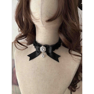 Snow Feather Lolita White Wedding JSK Dress 1310 - LolitaEraBlack JSKSSnow Feather Lolita White Wedding JSK Dress 1310