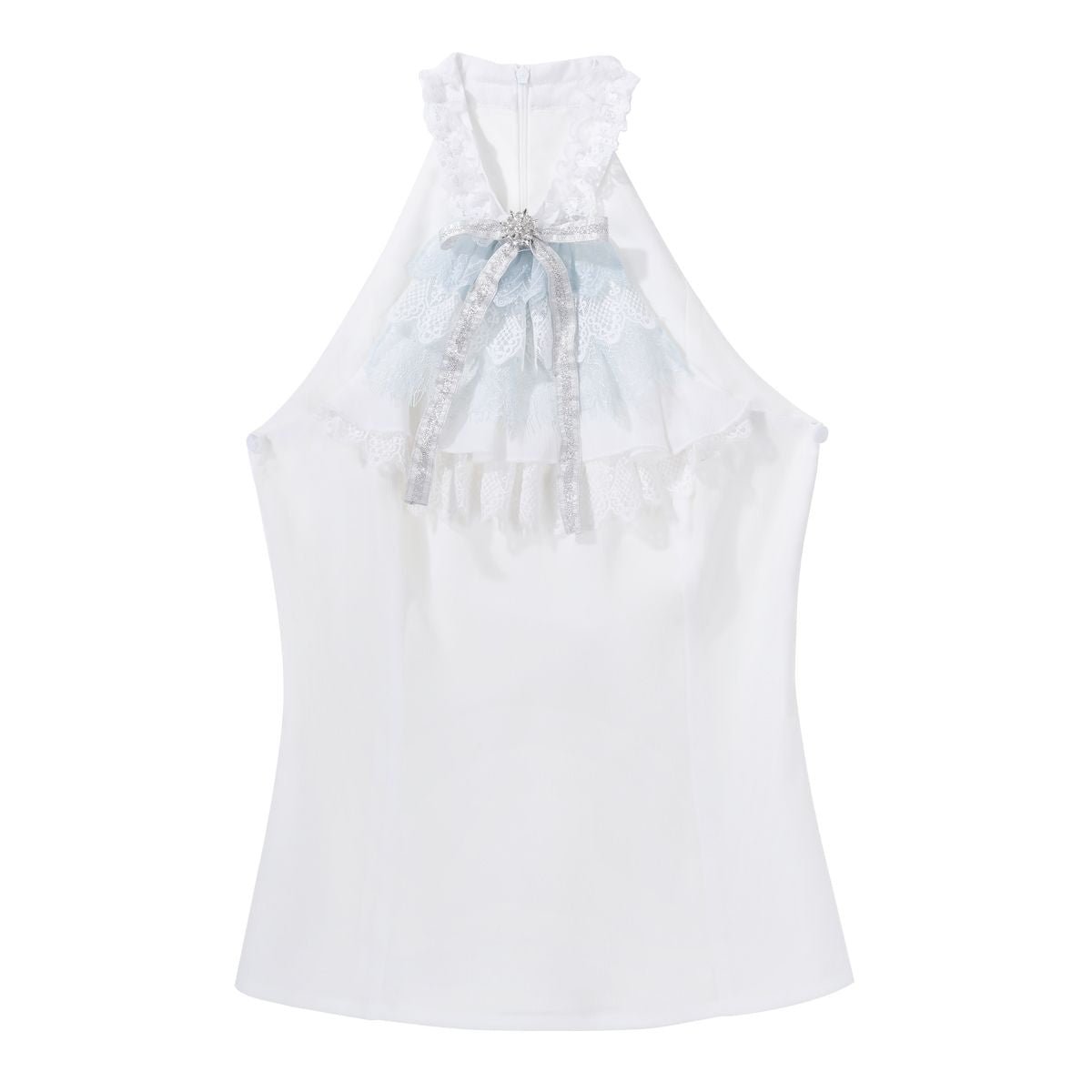 Snow Lily Elegant Lolita Separate Set LE1129 - LolitaEraTop+Skirt+Sleeves SetSSnow Lily Elegant Lolita Separate Set LE1129