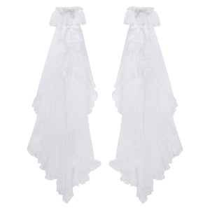 Snow Lily Elegant Lolita Separate Set LE1129 - LolitaEraTop+Skirt+Sleeves SetSSnow Lily Elegant Lolita Separate Set LE1129