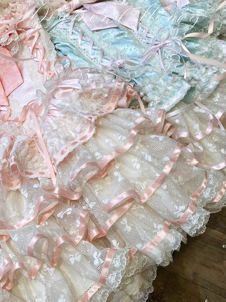Spring Romance Princess Mint Green JSK - LolitaEraGreen Dress+BowSSpring Romance Princess Mint Green JSK