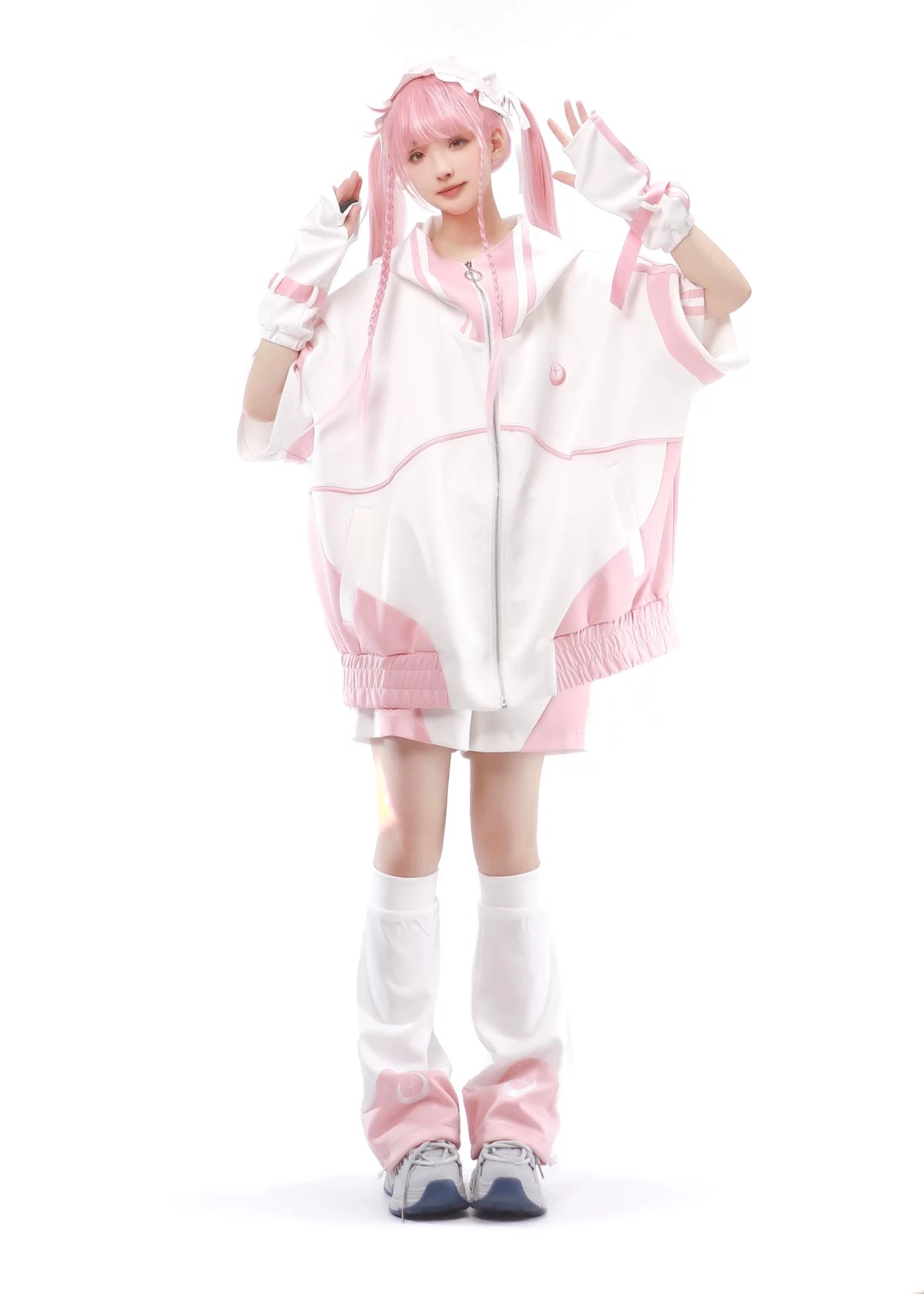 Star Signal Anime Techwear Short-Sleeve Set with Accessories - LolitaEra
