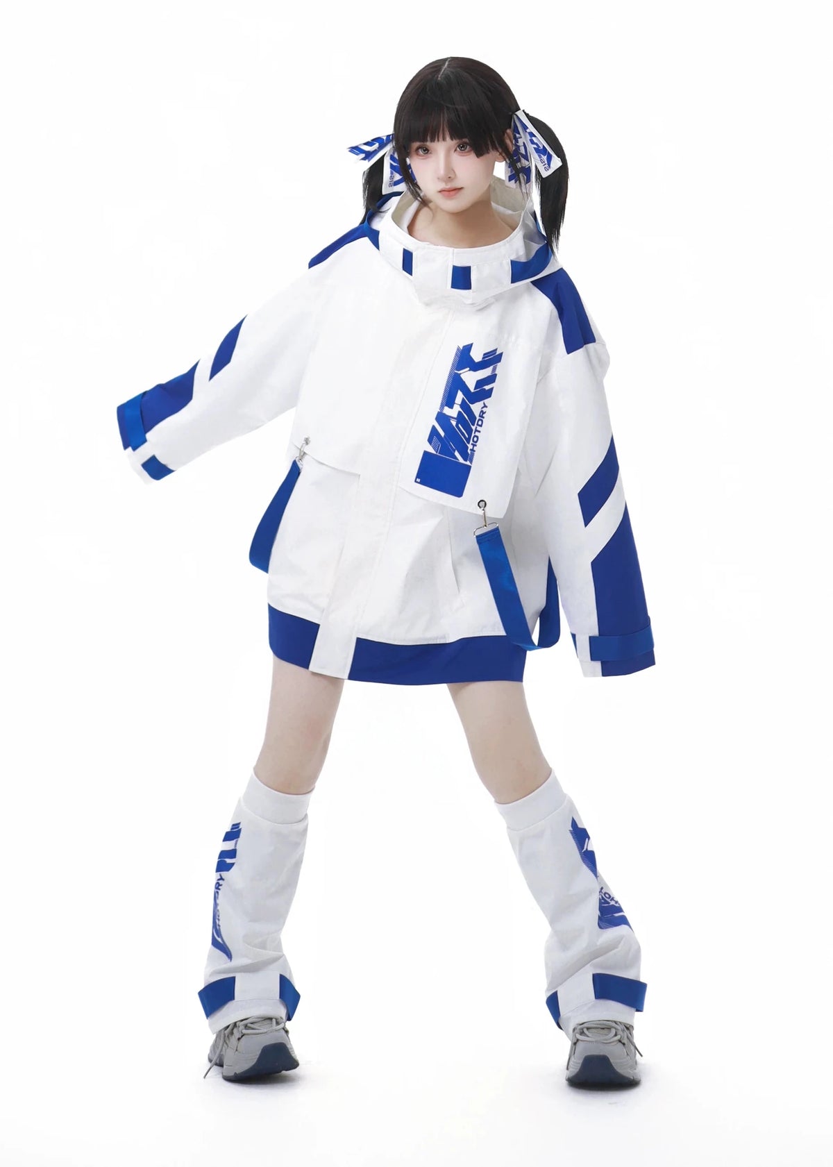 Stardust Code Techwear Short-Sleeve Jacket and Shorts Set - LolitaEra