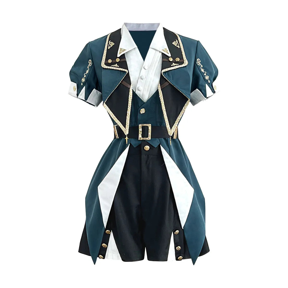 Unknown Star Original Andrea Bookstore Steampunk Army Lolita Gothic Dark Academy Girl Suit Summer