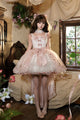 Stellar Weave Dream Lolita Halter JSK Dress - LolitaEraPink JSKSStellar Weave Dream Lolita Halter JSK Dress