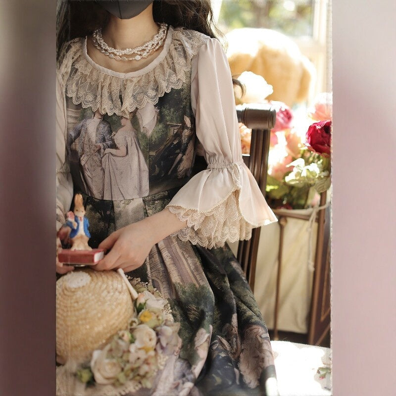 Summer Breeze 2.0 Ruffle Collar Princess Sleeve Lolita Blouse - LolitaEra