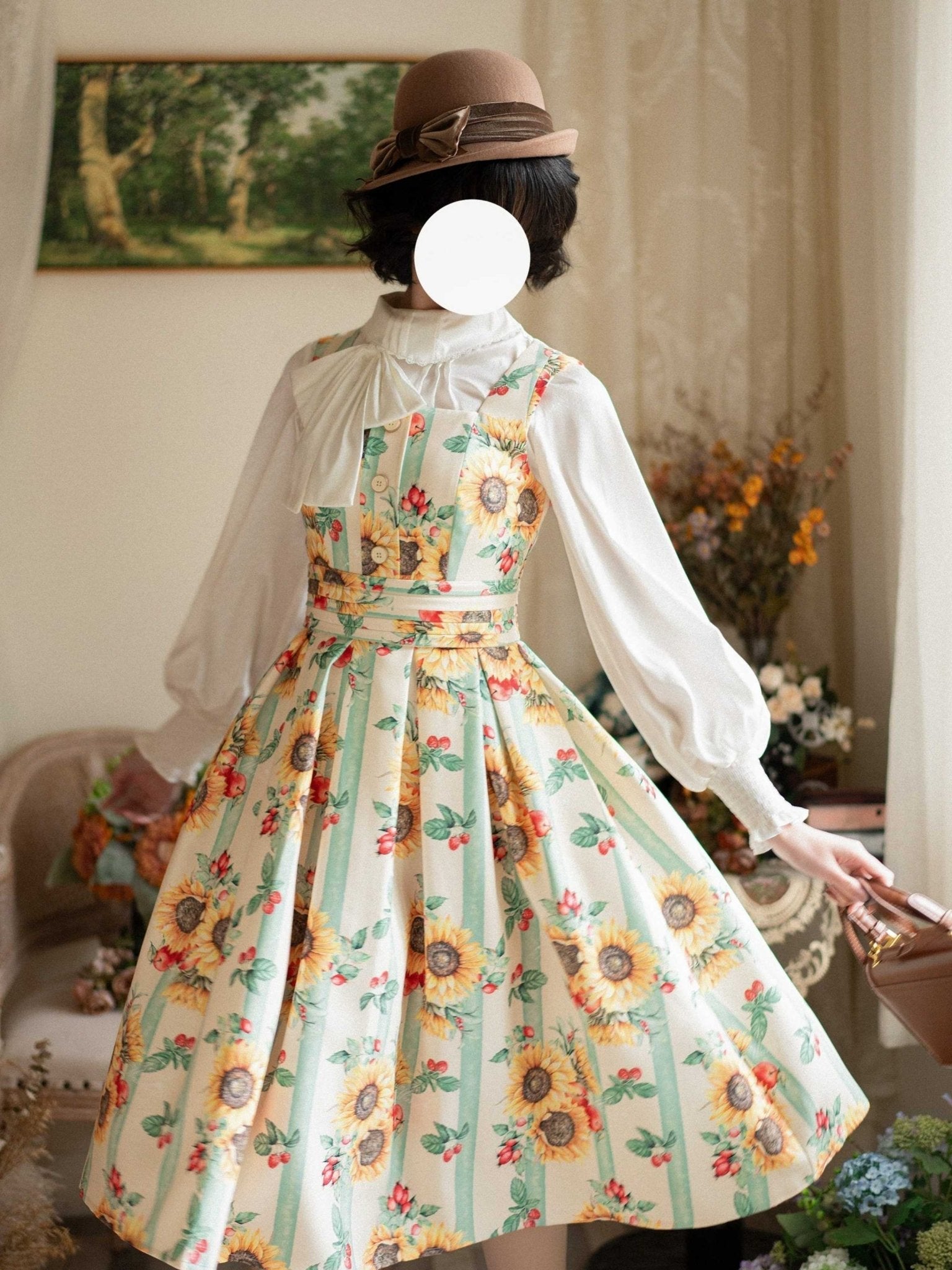 Sunflower Classic Lolita JSK 1260 - LolitaEraJSKSSunflower Classic Lolita JSK 1260