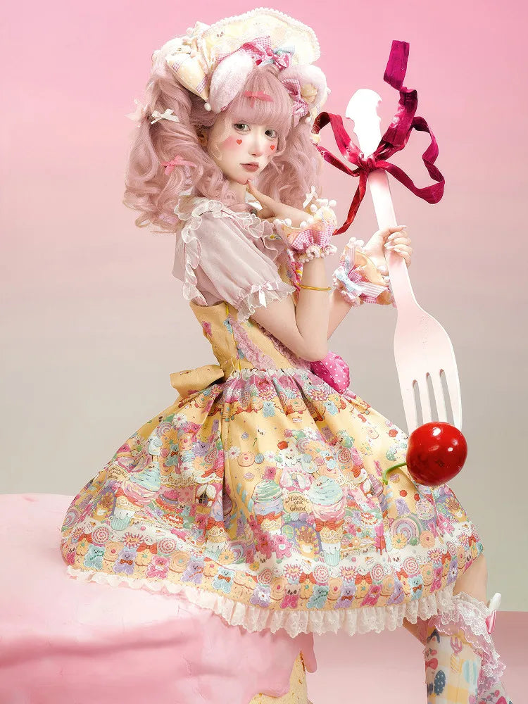In-stock Chemist Sweet Candy House Pinafore JSK