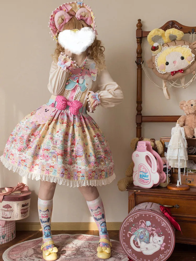 In-stock Chemist Sweet Candy House Pinafore JSK