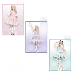 Sweet Pop Star Candy Jumper Dress - LolitaEraMint green JSKSSweet Pop Star Candy Jumper Dress