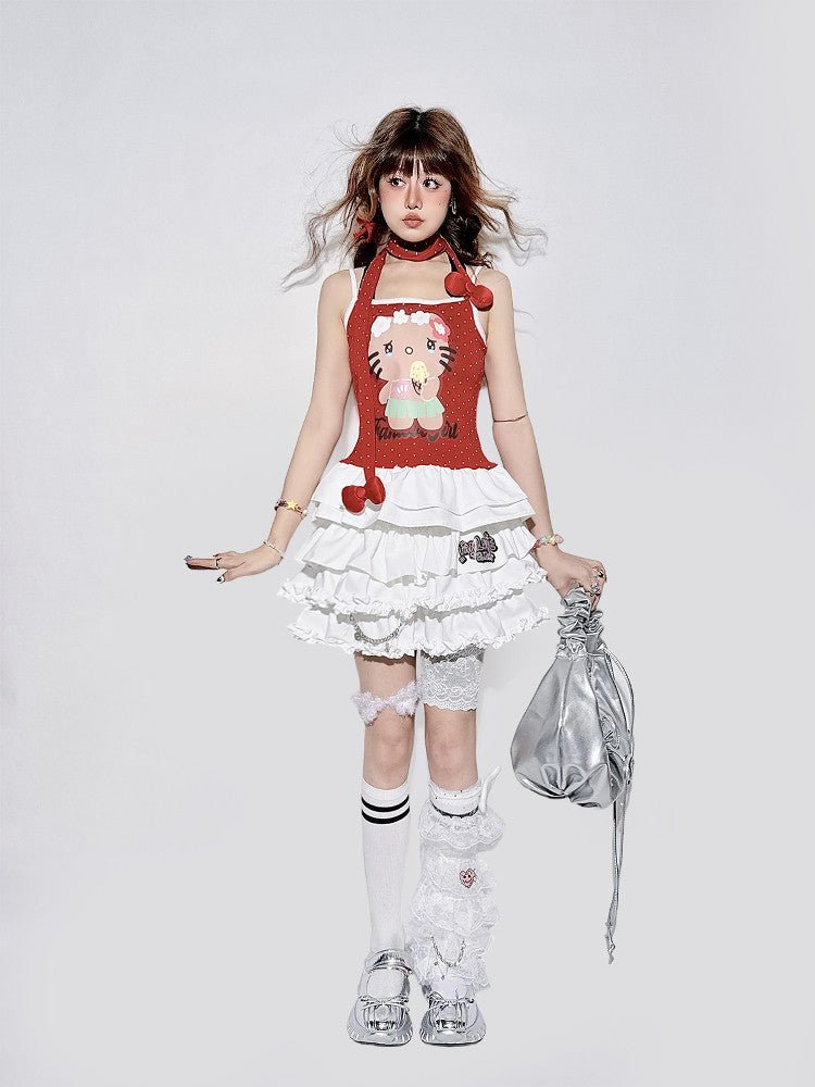 Sweet Puff A - Line Mini Skirt - LolitaEraSkirt+BeltSSweet Puff A - Line Mini Skirt