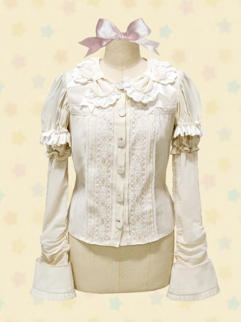 Teddy Bear Bakery Embroidered Cake Applique Sweet Lolita Suspender Skirt Set - LolitaEra