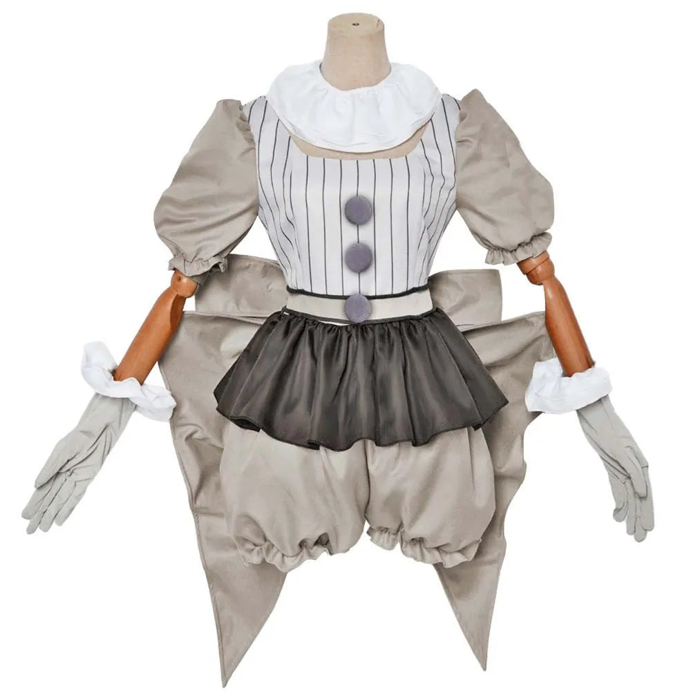 Terrifier 2 Art the Clown Cosplay Costume Women's Easter Clown Horror Cosplay Performance Outfit Halloween