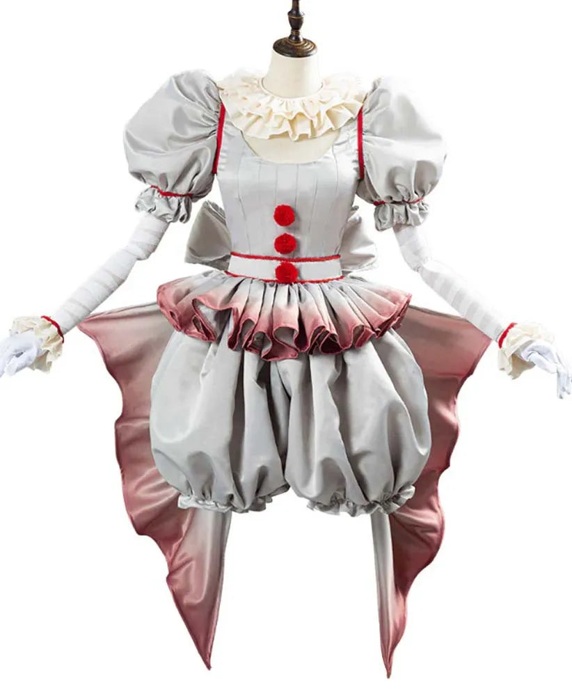 Terrifier 2 Art the Clown Cosplay Costume Women's Easter Clown Horror Cosplay Performance Outfit Halloween
