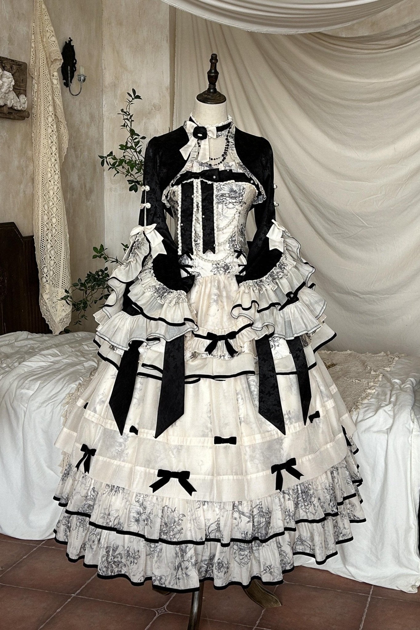 To Brandy French Noble Lolita JSK - LolitaEraJSKSTo Brandy French Noble Lolita JSK