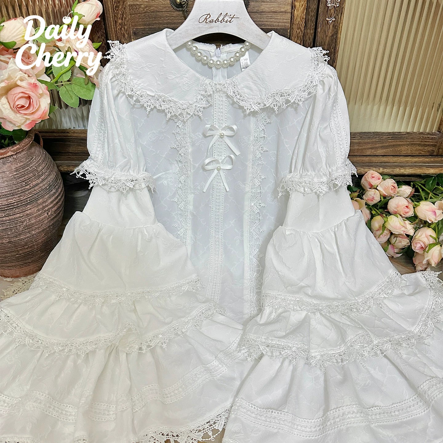DailyCherry [Twilight Morning Bell] Palace Style Gorgeous Heavy Industry CLA Lolita Princess Dress