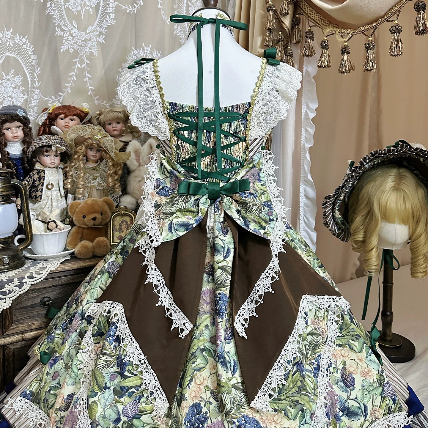 DailyCherry [Twilight Morning Bell] Palace Style Gorgeous Heavy Industry CLA Lolita Princess Dress