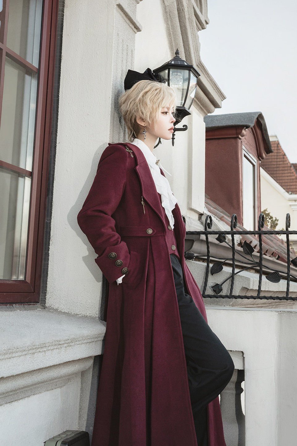 Vampire Count Dark Gothic Prince Set - LolitaEraShirt + Pants + CoatSVampire Count Dark Gothic Prince Set