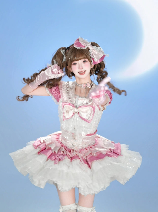 Morning Star Magical Girl Lolita Idol Costume Outfit Set
