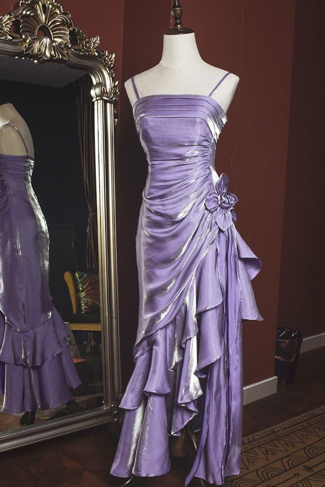 Vintage Holographic Mermaid Iridescent Gown - LolitaEra2XSVintage Holographic Mermaid Iridescent Gown