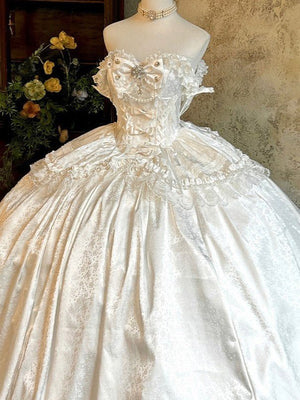 White Moonlight Lover Formal Dress - LolitaEraWhiteSWhite Moonlight Lover Formal Dress