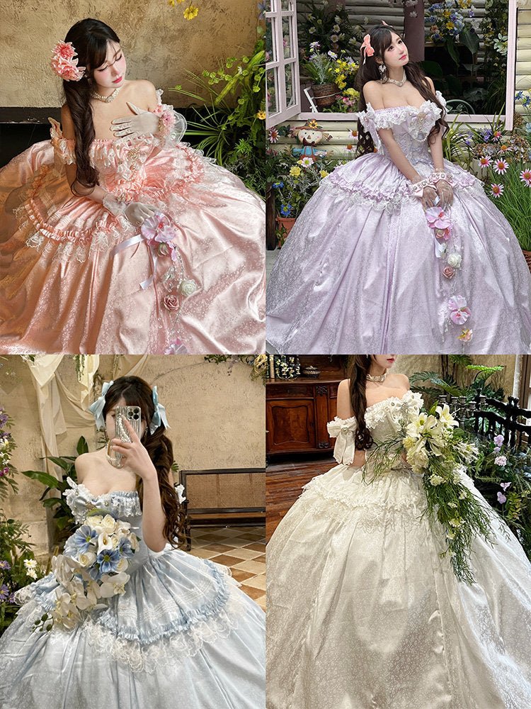 White Moonlight Lover Formal Dress - LolitaEraWhiteSWhite Moonlight Lover Formal Dress